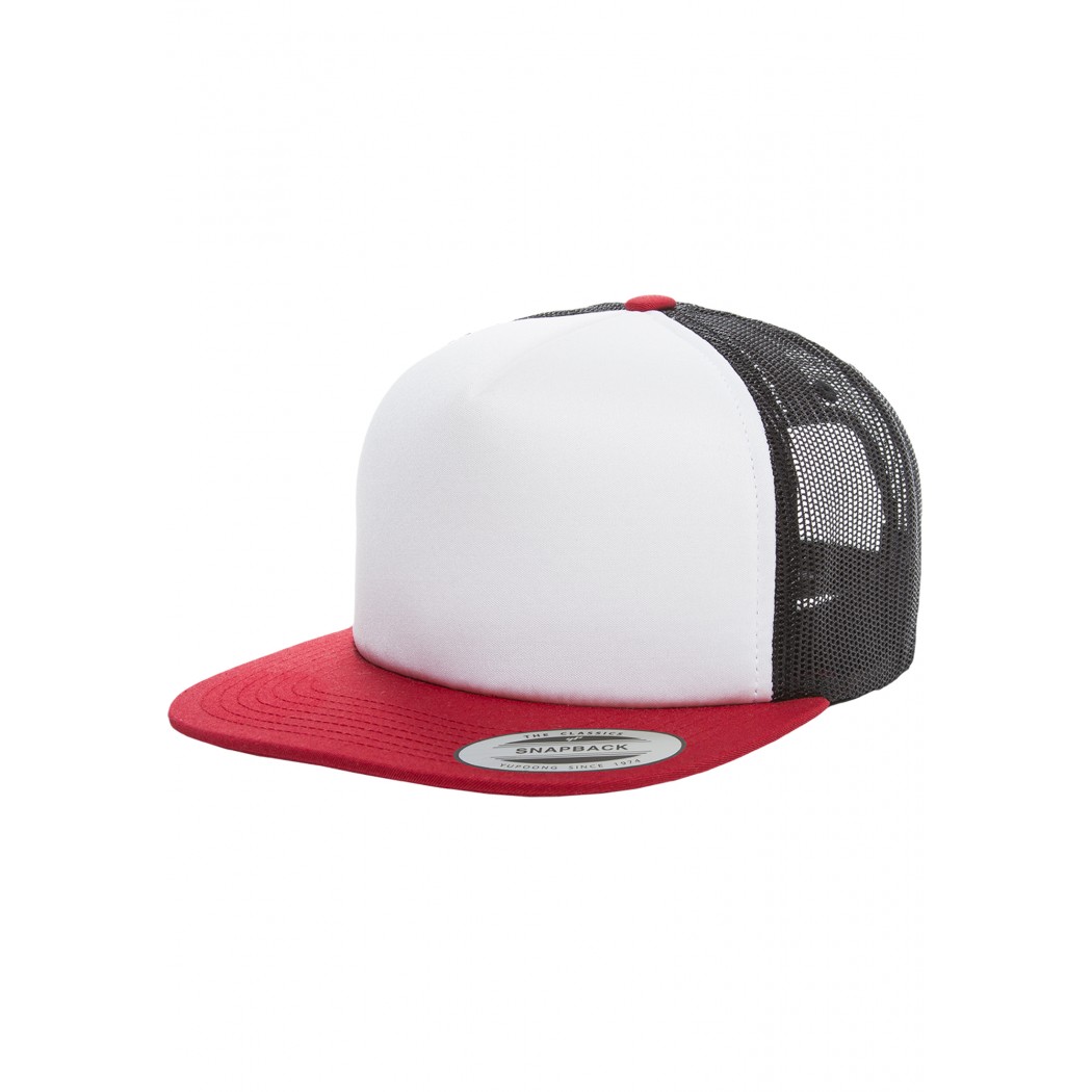 Flexfit Foam Trucker Red/White/Black
