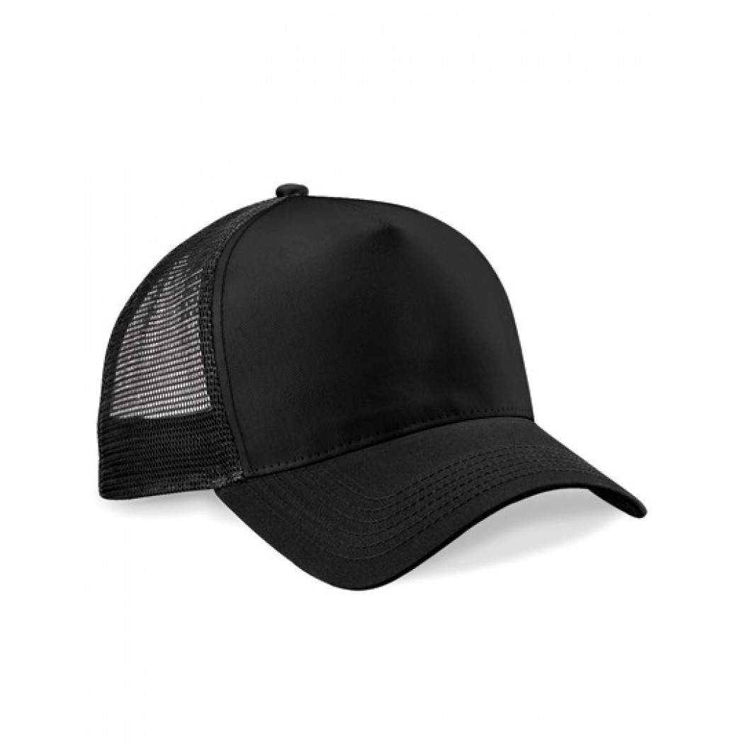 Trucker Snapback Cap Black Trucker Snapback Cap Black