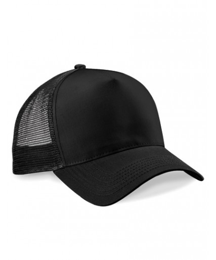 Trucker Snapback Cap Black Trucker Snapback Cap Black