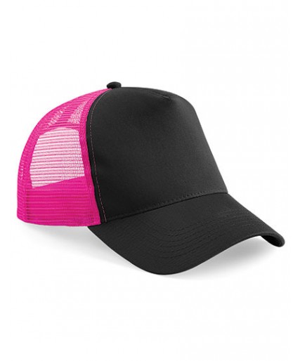 Trucker Snapback Cap Black/Pink Trucker Snapback Cap Black/Pink