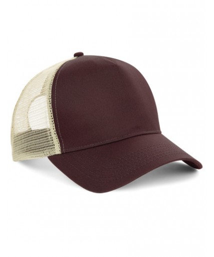 Trucker Snapback Cap Brown/Khaki Trucker Snapback Cap Brown/Khaki