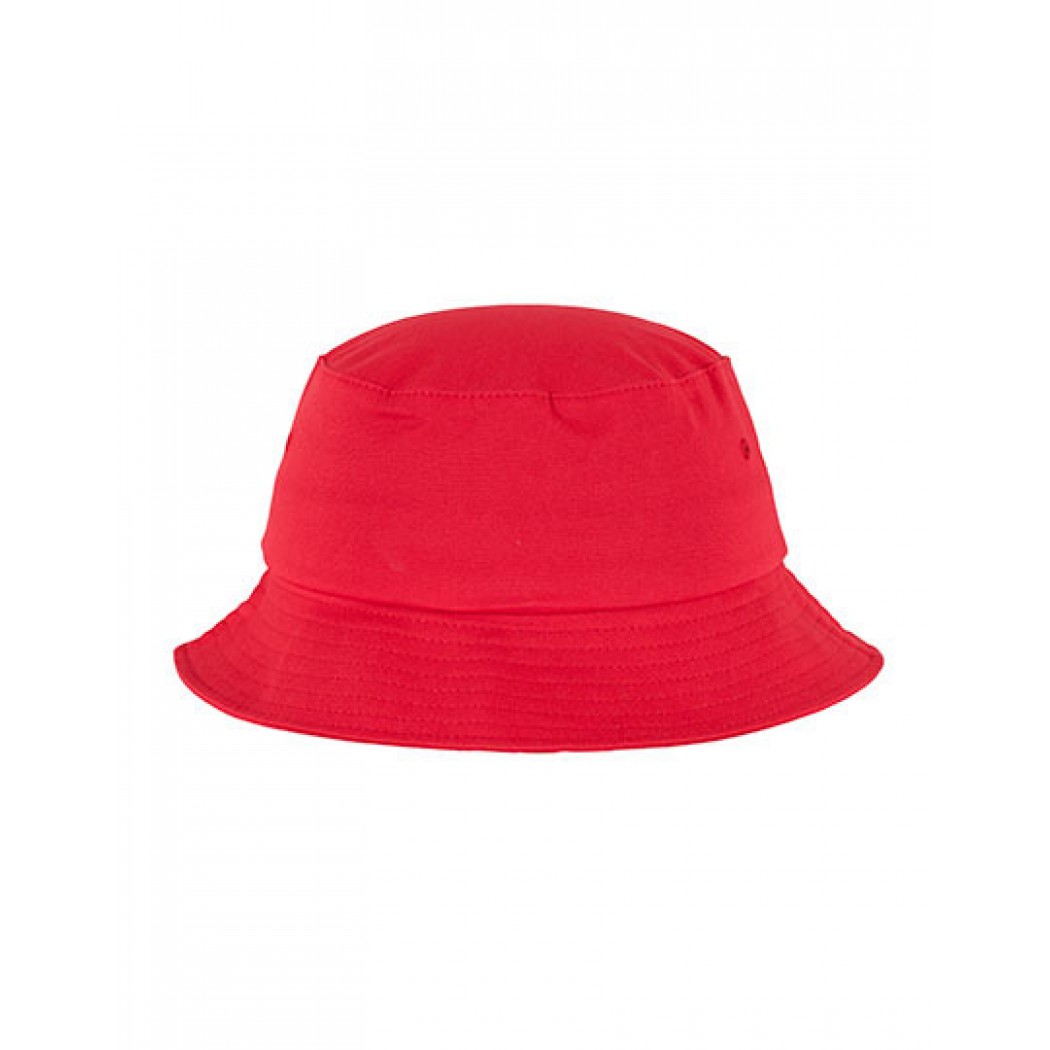 Flexfit Cotton Twill Bucket Hat Red