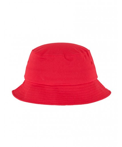 Flexfit Cotton Twill Bucket Hat Red Flexfit Cotton Twill Bucket Hat Red