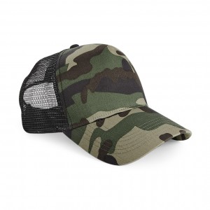 Camo Trucker Snapback Hat - Jungle Camo