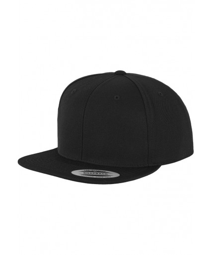 Classic Snapback Cap Black