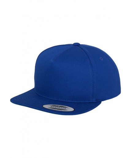 Classic 5 Panel Snapback Cap Royal Classic 5 Panel Snapback Cap Royal