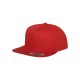 Classic 5 Panel Snapback Cap Red Classic 5 Panel Snapback Cap Red