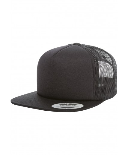 Flexfit Foam Trucker Cap Black Flexfit Foam Trucker Cap Black