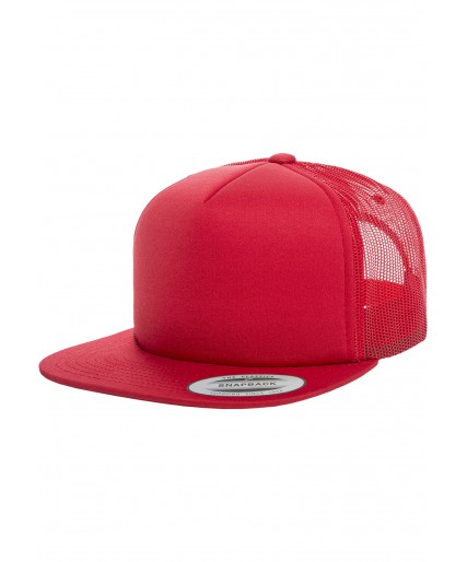 Flexfit Foam Trucker Cap  Red Flexfit Foam Trucker Cap  Red