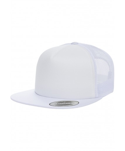 Flexfit Foam Trucker Cap White Flexfit Foam Trucker Cap White