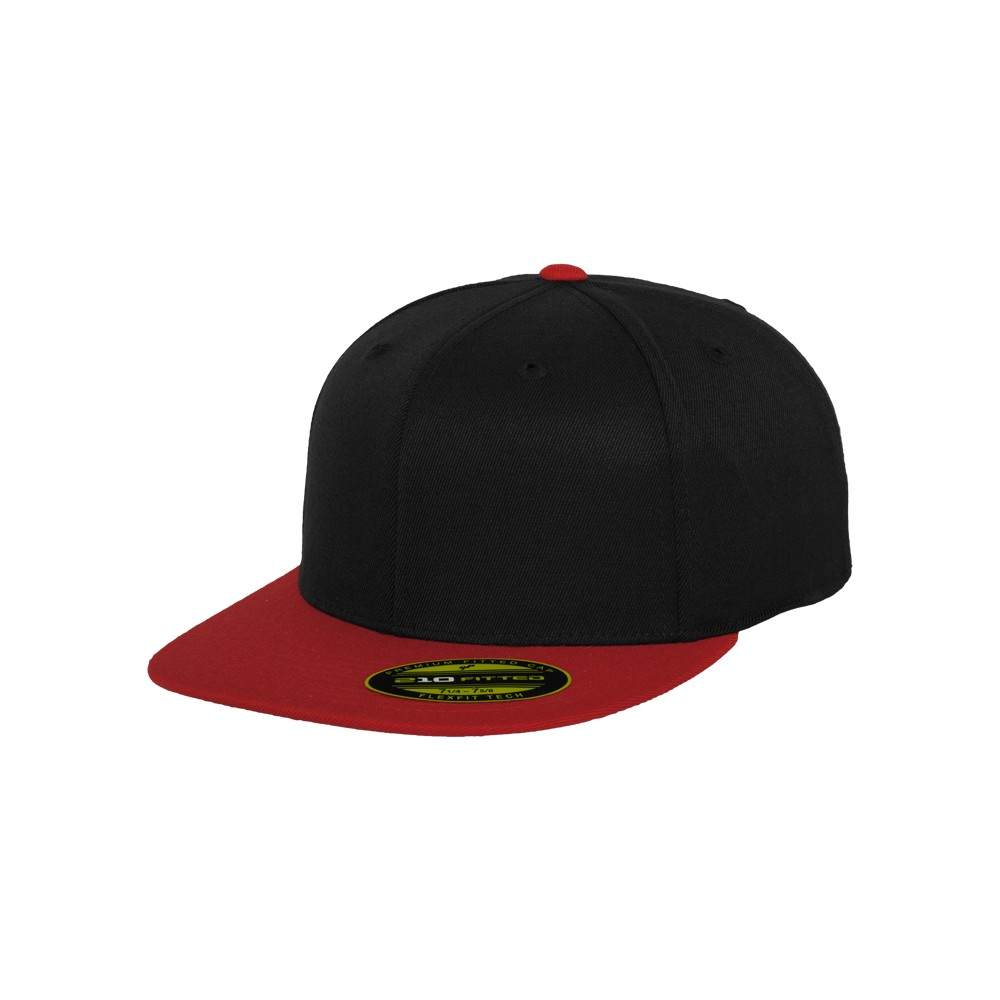 Flexfit 210 2-Tone Fitted Black/Red