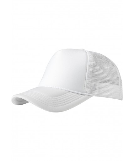 Baseball Cap Trucker high profile White Baseball Cap Trucker high profile White
