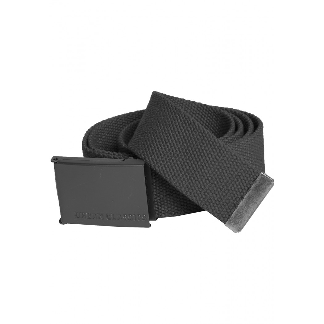 Urban Classic Canvas Belt Charcoal/Black Urban Classic Canvas Belt Charcoal/Black