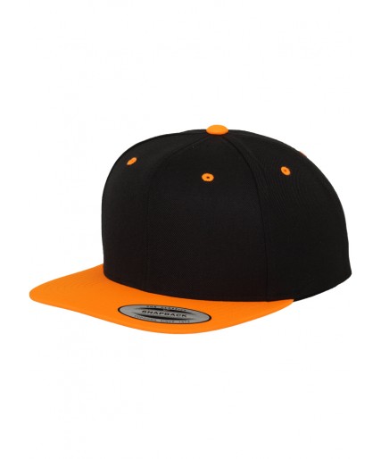 Classic Snapback 2-Tone Black/NeonOrange Classic Snapback 2-Tone Black/NeonOrange