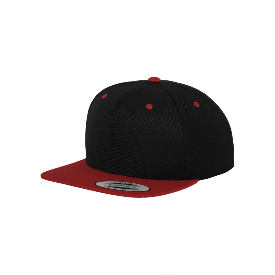 Classic Snapback 2-Tone Black/Red