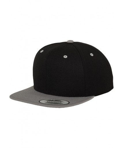 Classic Snapback 2-Tone Black/Silver Classic Snapback 2-Tone Black/Silver