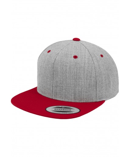 Classic Snapback 2-Tone cap Heather/Red Classic Snapback 2-Tone cap Heather/Red