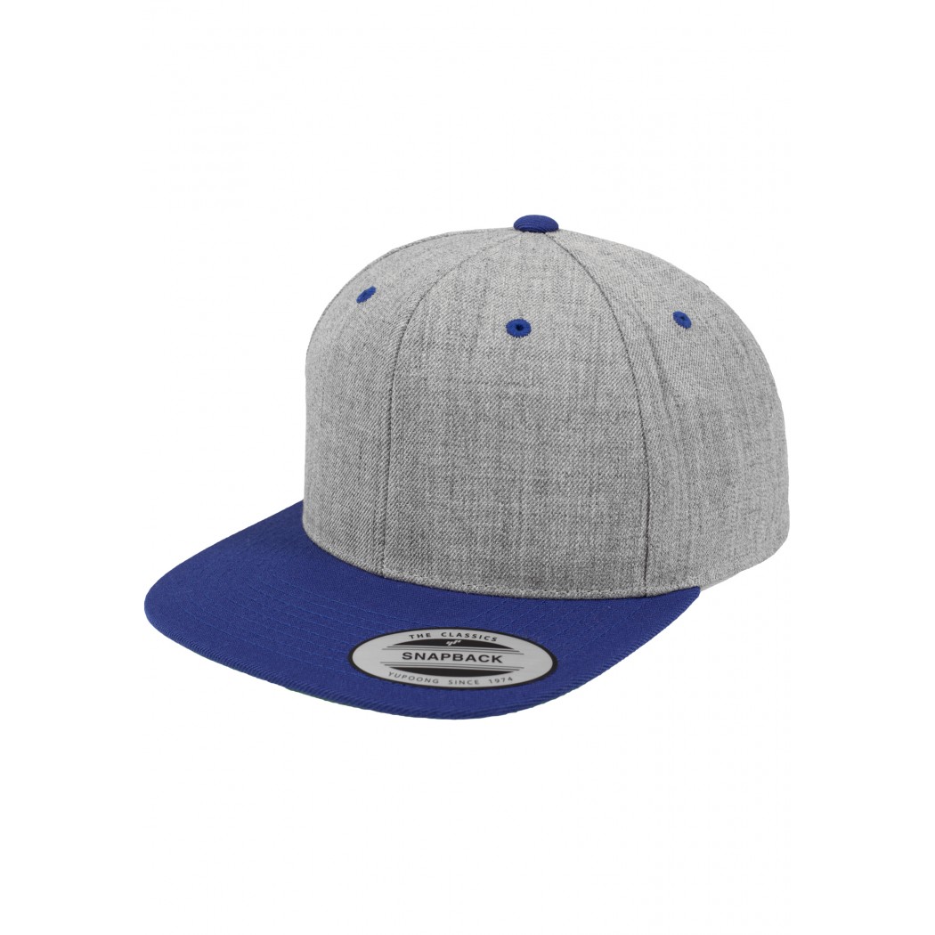 Classic Snapback 2-Tone cap Heather/Royal Classic Snapback 2-Tone cap Heather/Royal