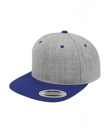 Classic Snapback 2-Tone cap Heather/Royal Classic Snapback 2-Tone cap Heather/Royal