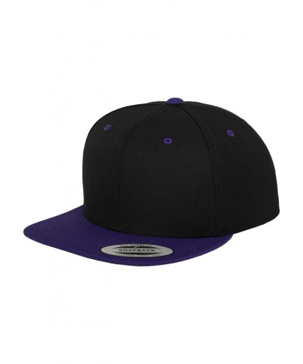Classic Snapback 2-Tone Black/Purple Classic Snapback 2-Tone Black/Purple