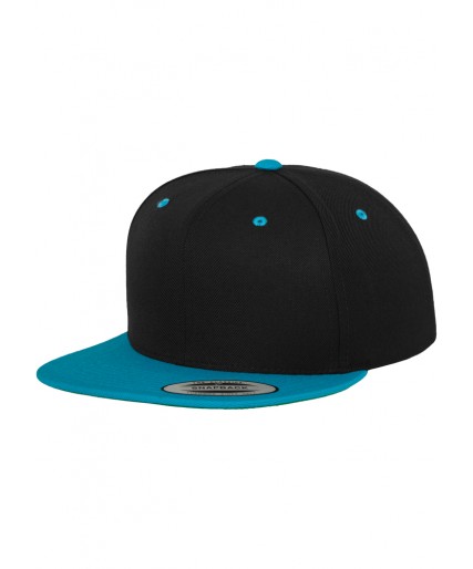 Classic Snapback 2-Tone Black/Teal Classic Snapback 2-Tone Black/Teal