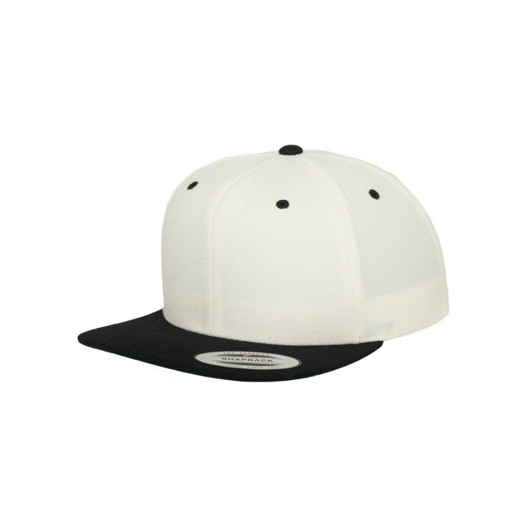 Classic Snapback 2-Tone cap Natural/Black Classic Snapback 2-Tone cap Natural/Black