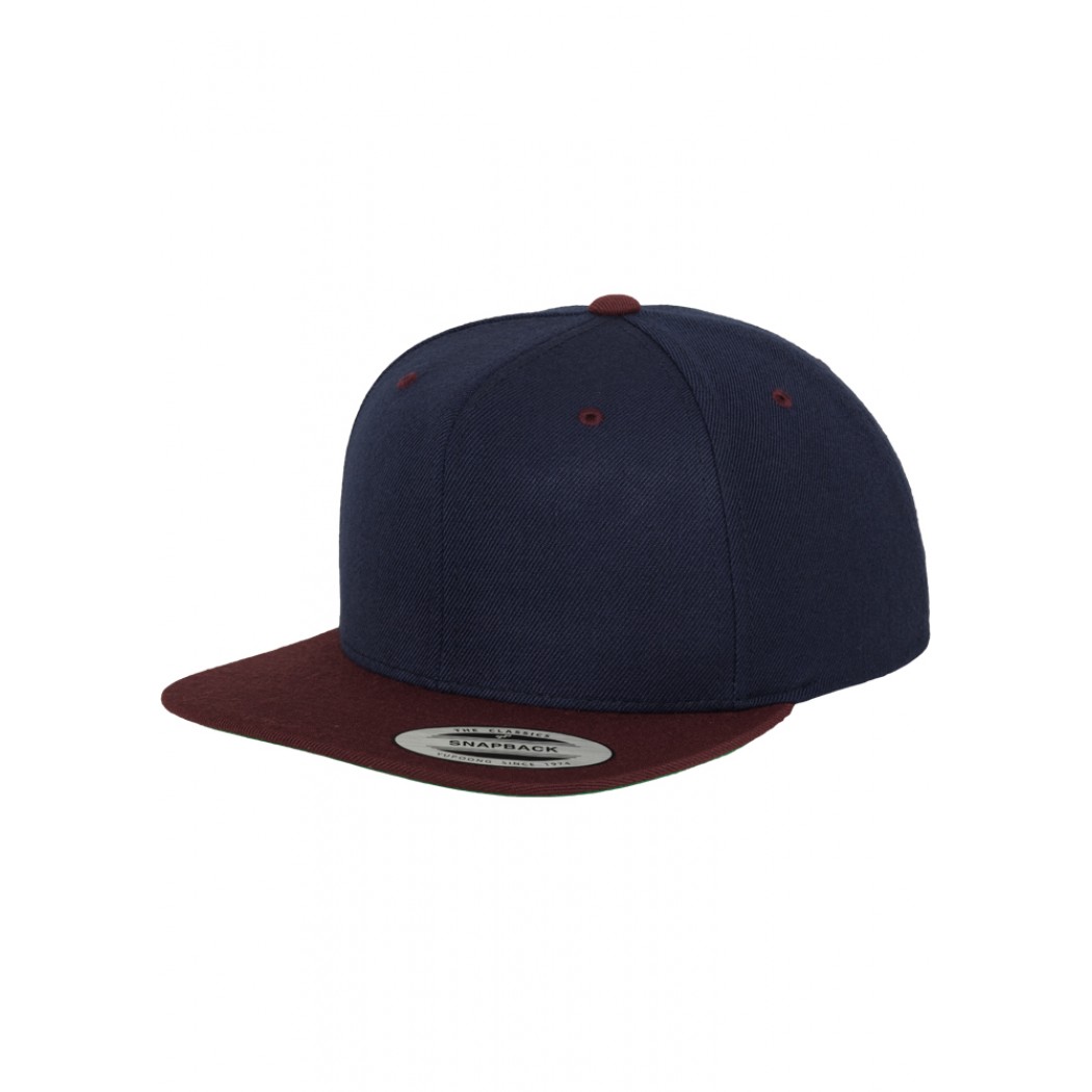 2-Tone Navy/Maroon Flexfit Snapback cap Classic (15.32€)