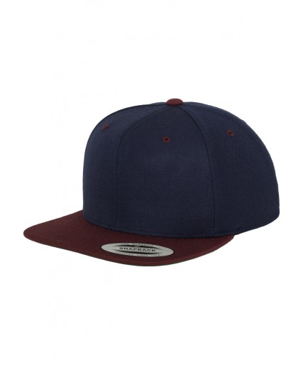 Classic Snapback 2-Tone cap Navy/Maroon Classic Snapback 2-Tone cap Navy/Maroon