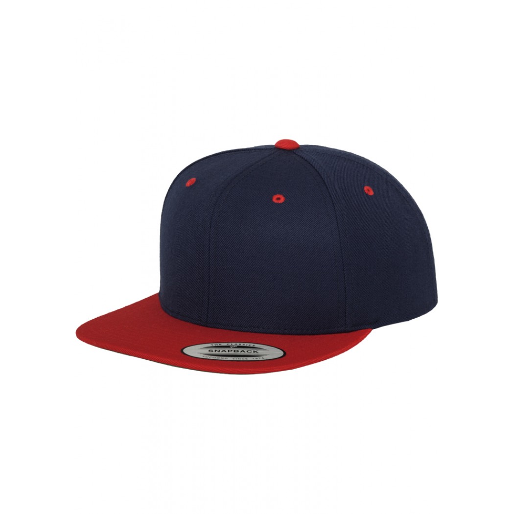 Classic Snapback 2-Tone Navy/Red
