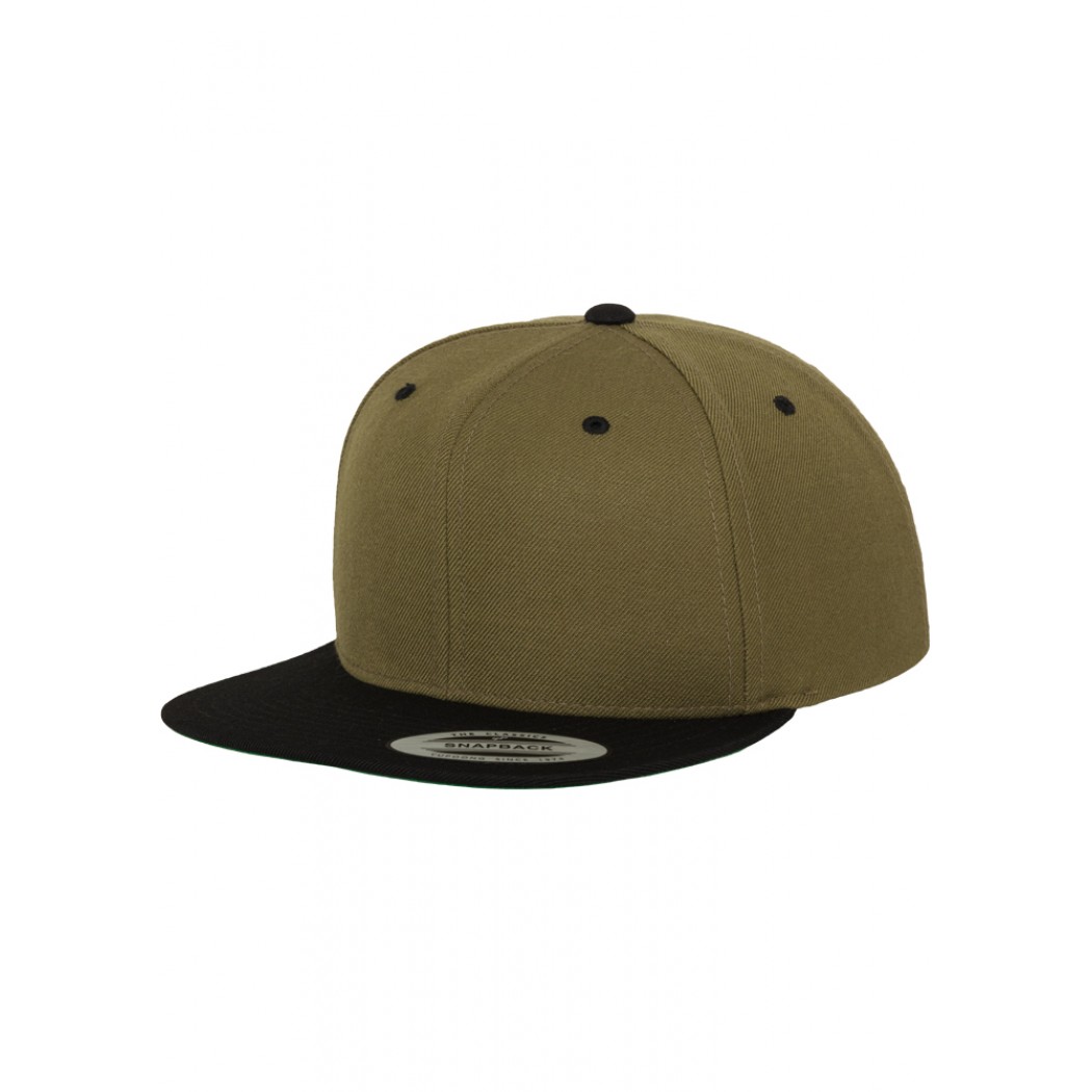 Classic Snapback 2-Tone cap Olive/Black