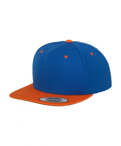 Classic Snapback 2-Tone cap Royal/Orange