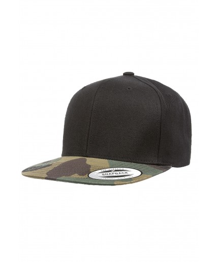 Classic Snapback Two-Tone Black/Green Camo